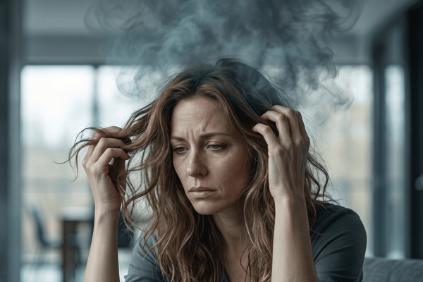 Perte de cheveux femme et stress : pourquoi les cheveux tombent davantage ?