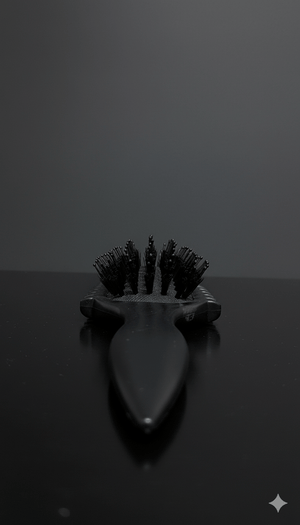 Brosse cheveux naturels Salem utilisée pour démêler sans casser ni tirer la fibre capillaire