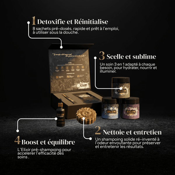 Coffret complet Salem - soin capillaire naturel Salem Cosmétiques