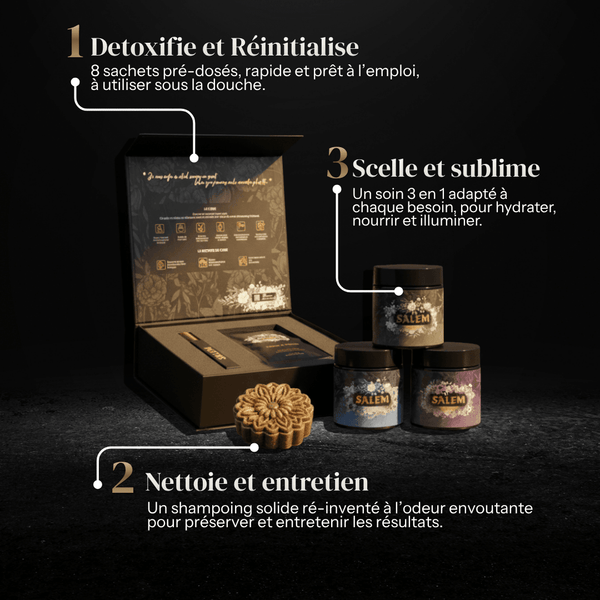 Coffret Découverte Salem - soin capillaire naturel Salem Cosmétiques