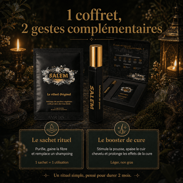Le coffret Rituel Originel - soin capillaire naturel Salem Cosmétiques