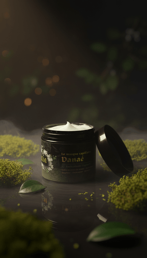 Masque Danaé Salem – soin capillaire 3-en-1 pour nourrir, démêler et sublimer la fibre capillaire.