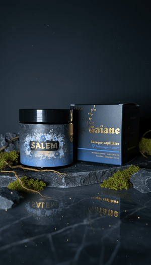 Masque capillaire Gaïane Salem – soin naturel 3-en-1 pour cheveux bouclés, secs ou très poreux.