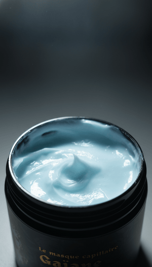 Texture riche du masque Gaïane – soin nourrissant et hydratant pour redéfinir les boucles sans les alourdir.