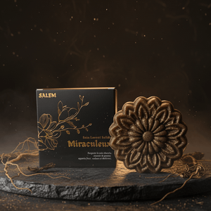 Shampoing solide Salem – soin capillaire naturel complet, stimulant la pousse et la densité des cheveux.