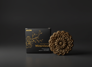 Soin Lavant Miraculeux Salem – shampoing solide naturel pour renforcer et redonner éclat à la fibre capillaire.