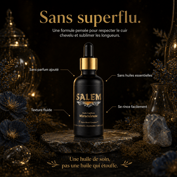 L’Huile Miraculeuse - Salem - soin capillaire naturel Salem Cosmétiques