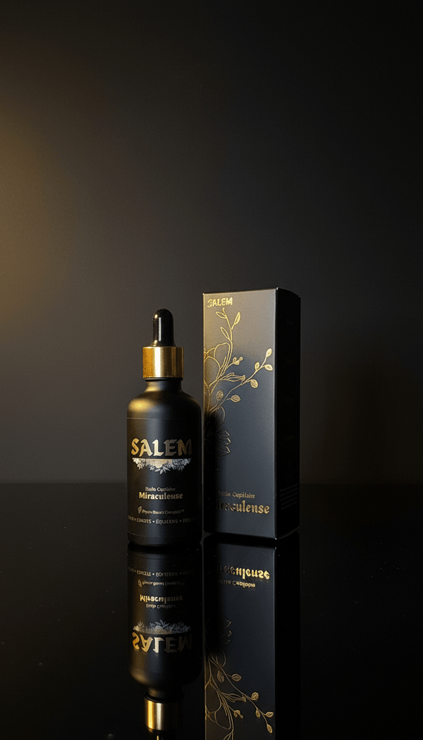 Huile capillaire Salem – soin végétal complet pour cheveux brillants, nourris et visiblement plus forts.