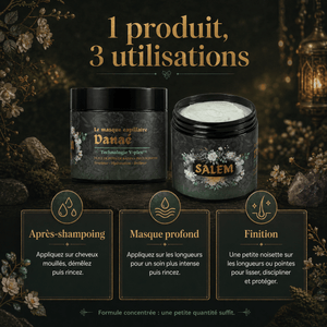 Masque Danaé – Salem - soin capillaire naturel Salem Cosmétiques