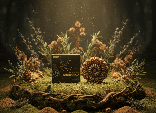 Shampoing solide Salem – soin purifiant naturel pour cuir chevelu gras et racines saines.