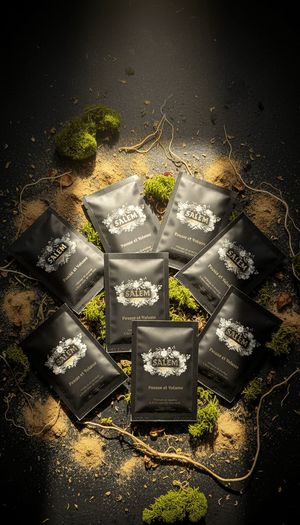 Sachets Rituel Originel Salem – poudres végétales pour stimuler la pousse et purifier le cuir chevelu.
