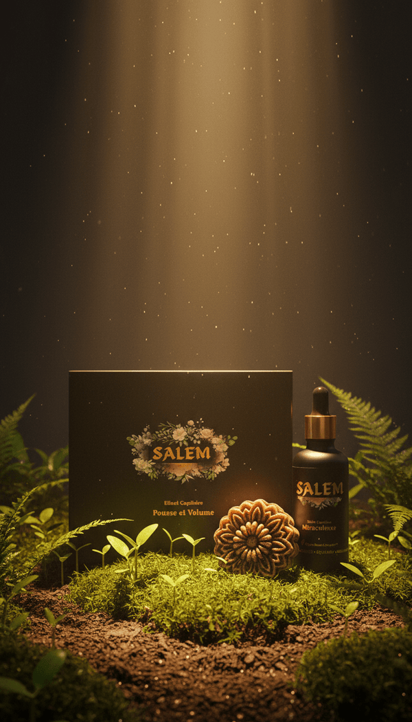 Routine pousse et volume cheveux Salem – coffret complet de soins naturels pour densité et volume.